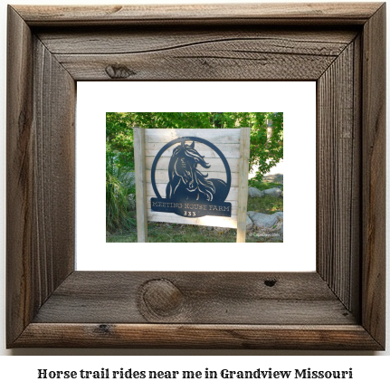 horse trail rides near me in Grandview, Missouri